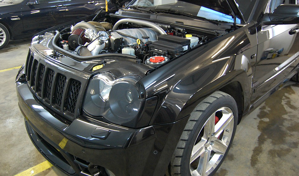 Jeep Grand Cherokee srt8 утка