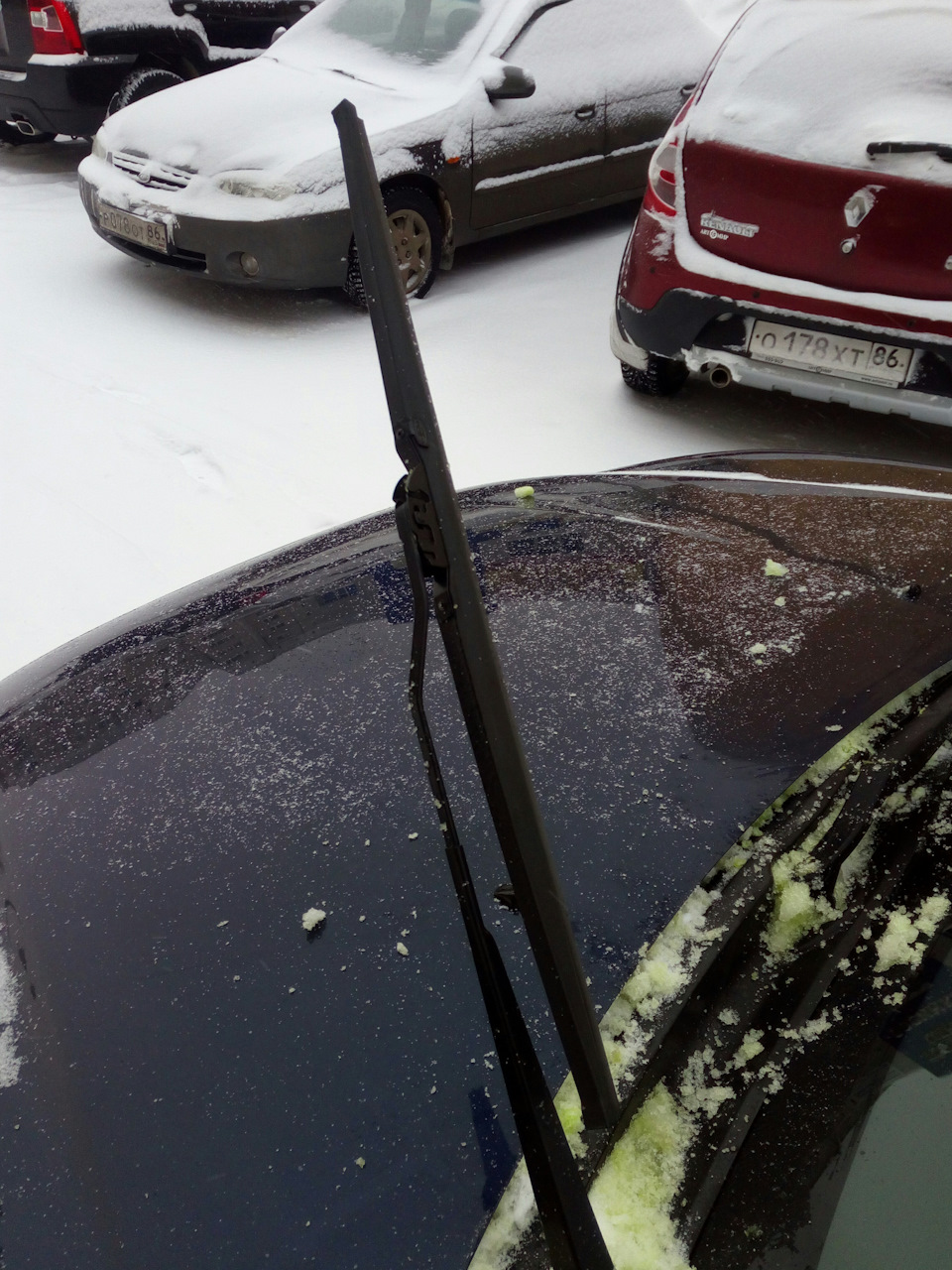 Зимние дворники — Mitsubishi ASX, 1,6 л, 2011 года | расходники | DRIVE2