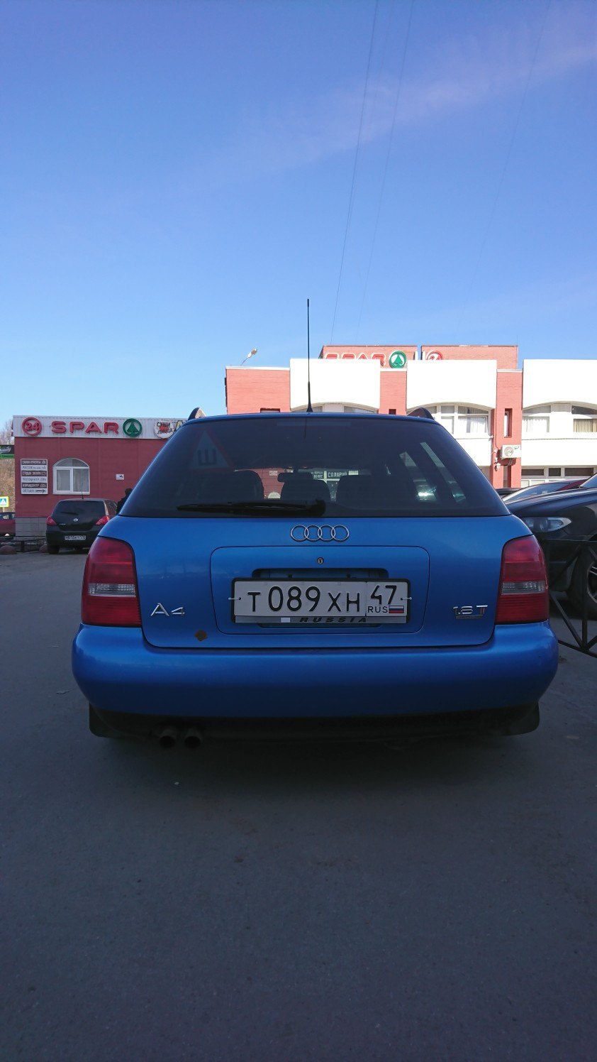 замена задних фонарей audi a4 b5