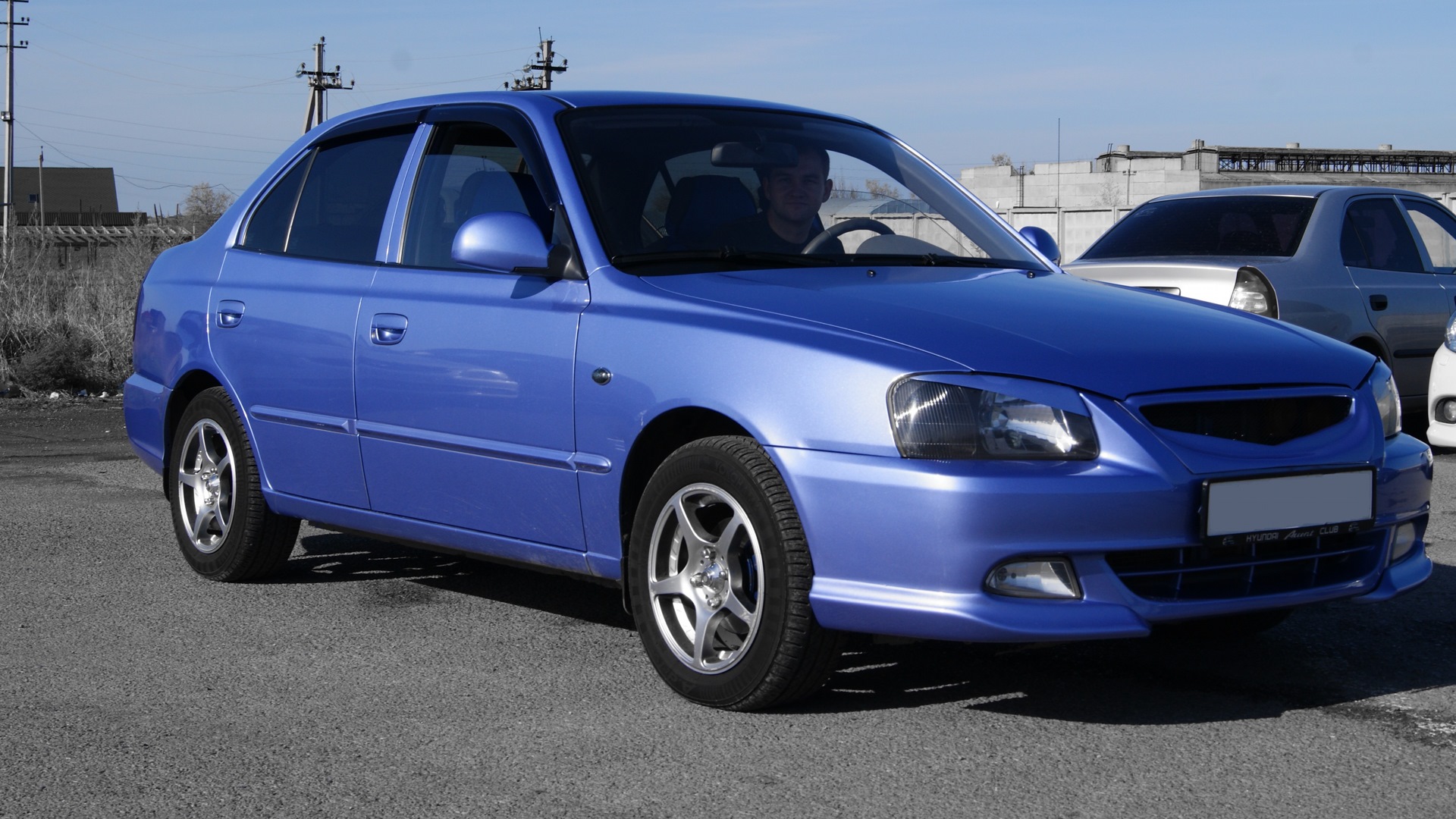 Hyundai Accent (2G) 1.5 бензиновый 2005 | Фиолетовое зло на DRIVE2