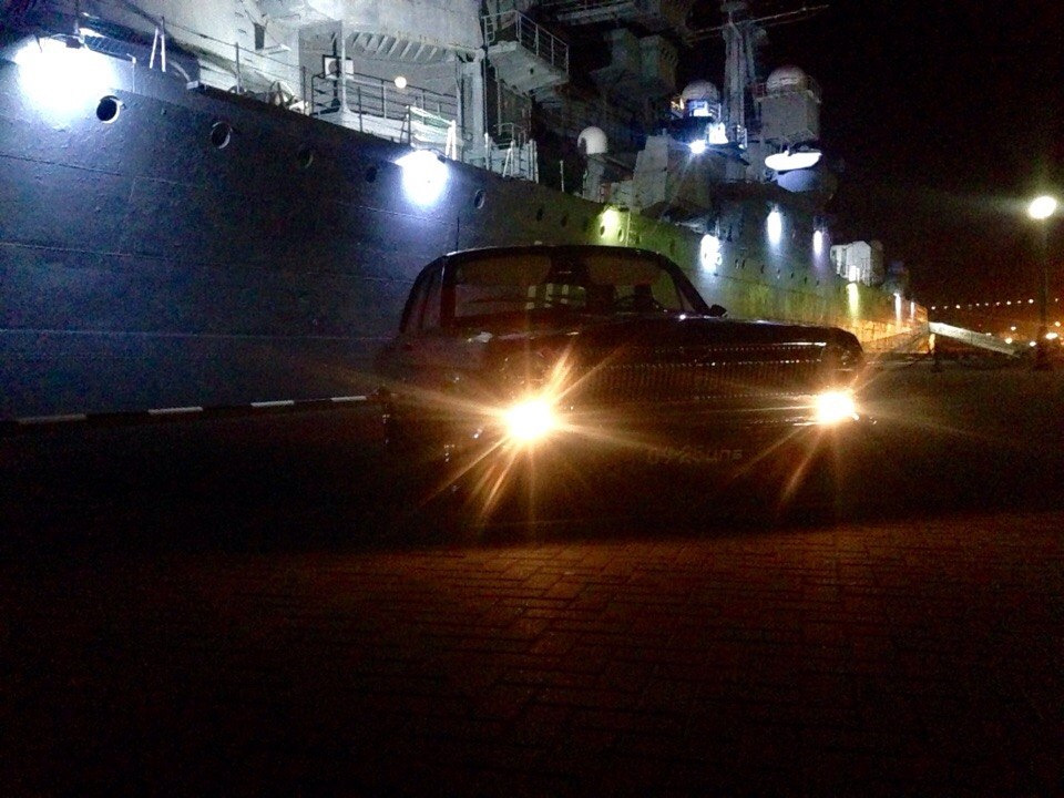 Ночной вид — ГАЗ 2404, 2,5 л, 1973 года | фотография | DRIVE2