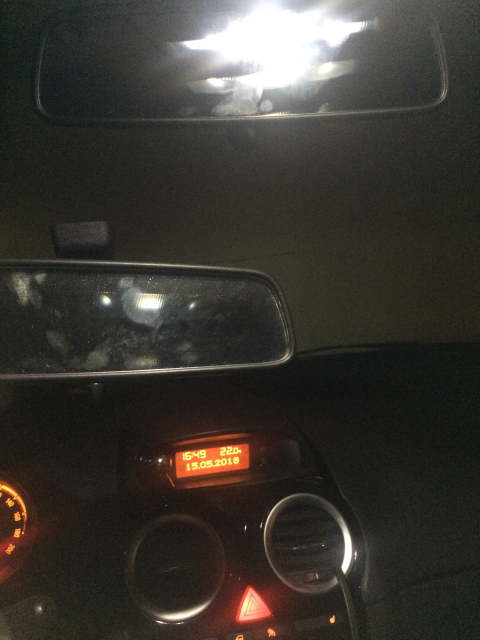 Зеркало заднего вида — Opel Corsa D, 1,2 л, 2007 года | своими руками ...