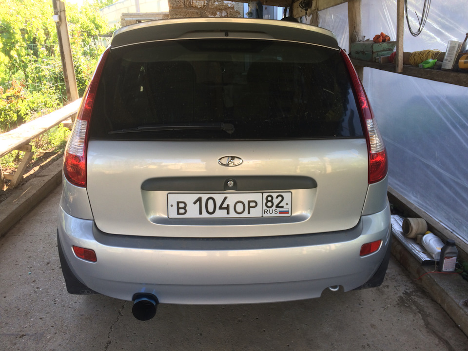 Глушитель HKS Hi Power, medium size с опалом — Lada Калина хэтчбек, 1,6 ...
