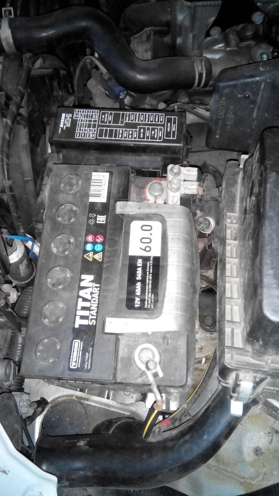 ТО после покупки: замена масла "УАЗ" и аккумулятора "Титан". — Nissan ...