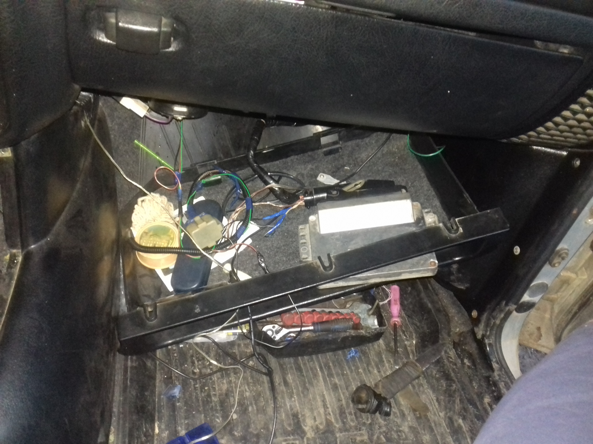 Включение электровентилятора от ЭБУ и подключение к нему датчика ...