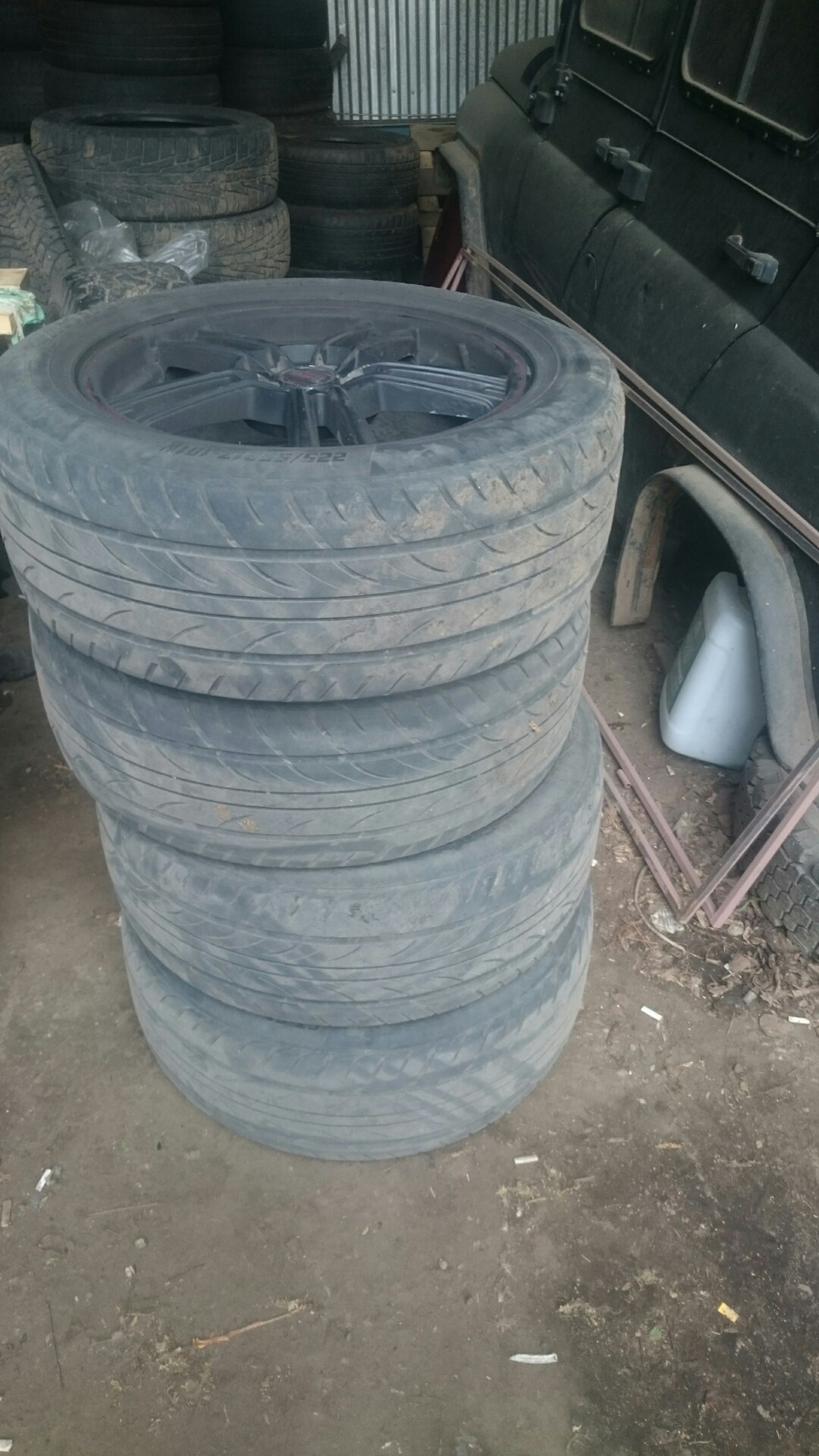 235/55R17 — Subaru Outback (BP), 2,5 л, 2003 года | шины | DRIVE2