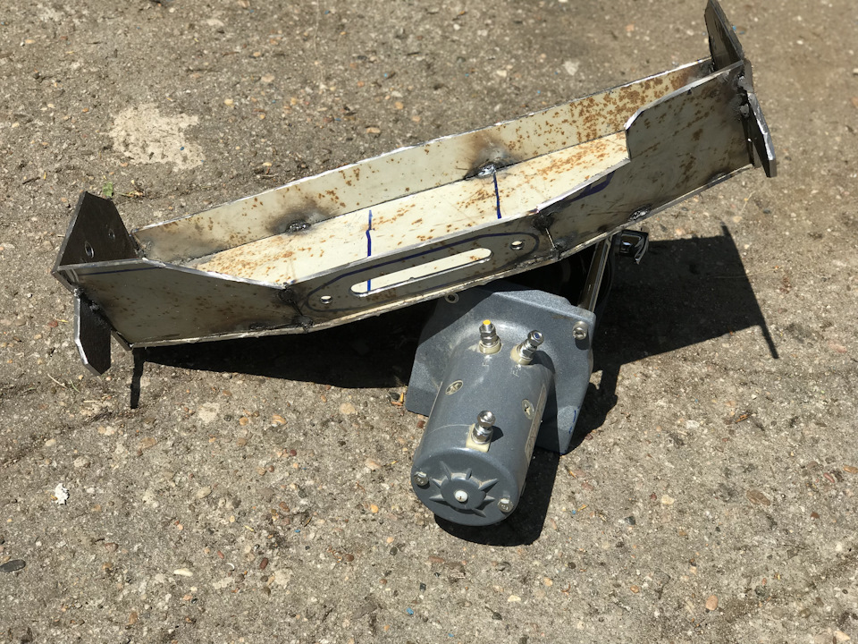 Новая площадка под лебедку — Suzuki Jimny (1G), 0,7 л, 2008 года ...