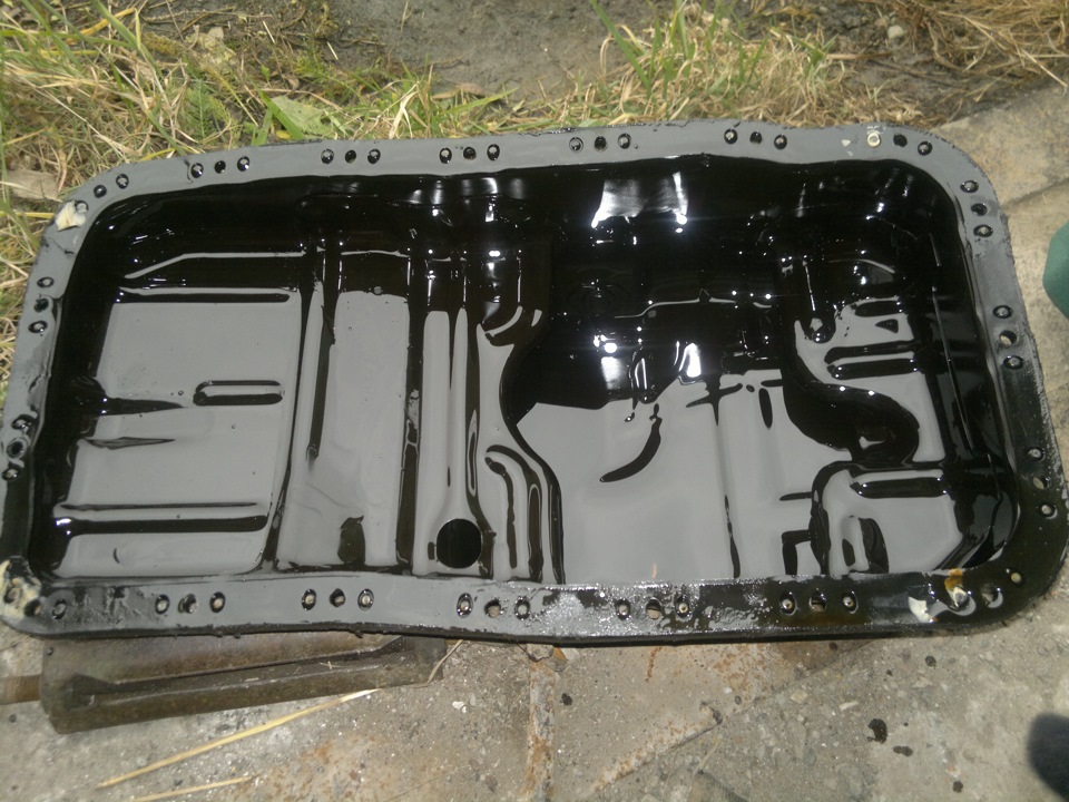 Как снять поддон на аккорде не снимая двигатель