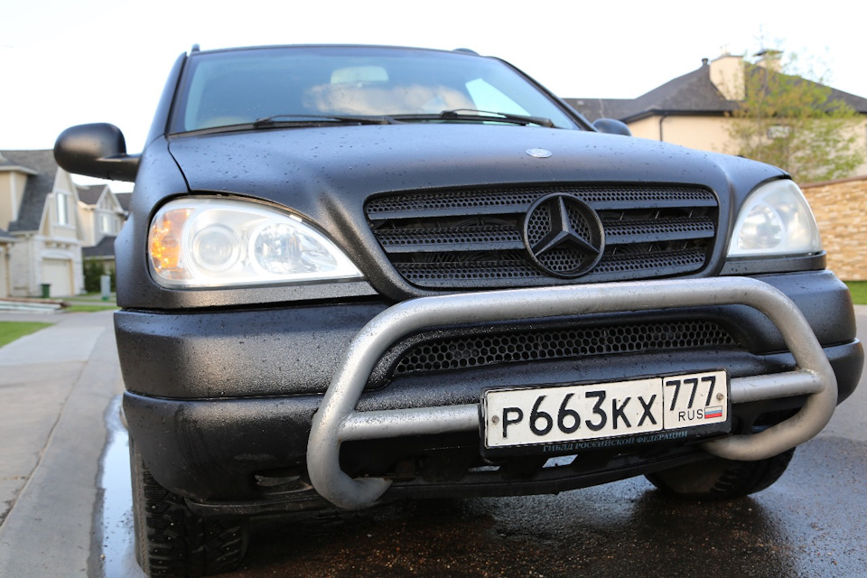 Кенгурятник Brabus Mercedes ml w163