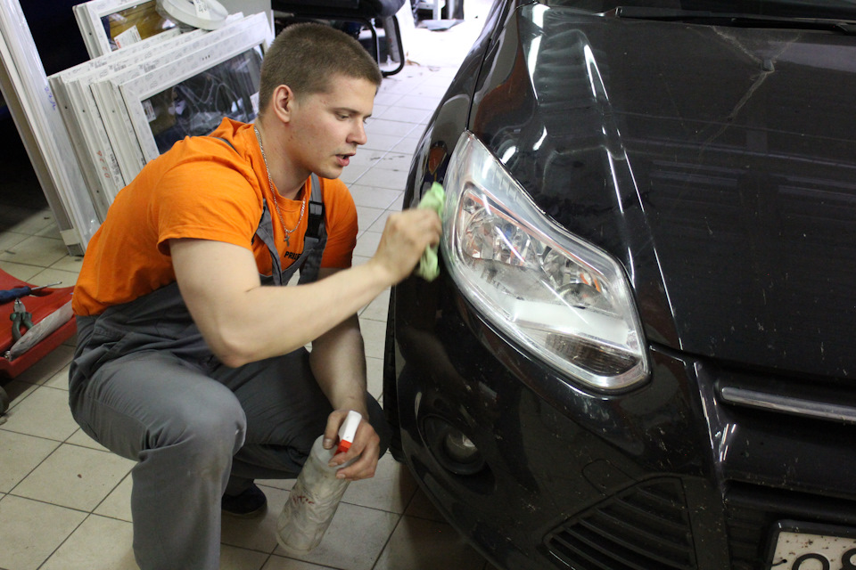 Pridemobile: PRIDE DETAILING, оклейка фар защитной пленкой ...