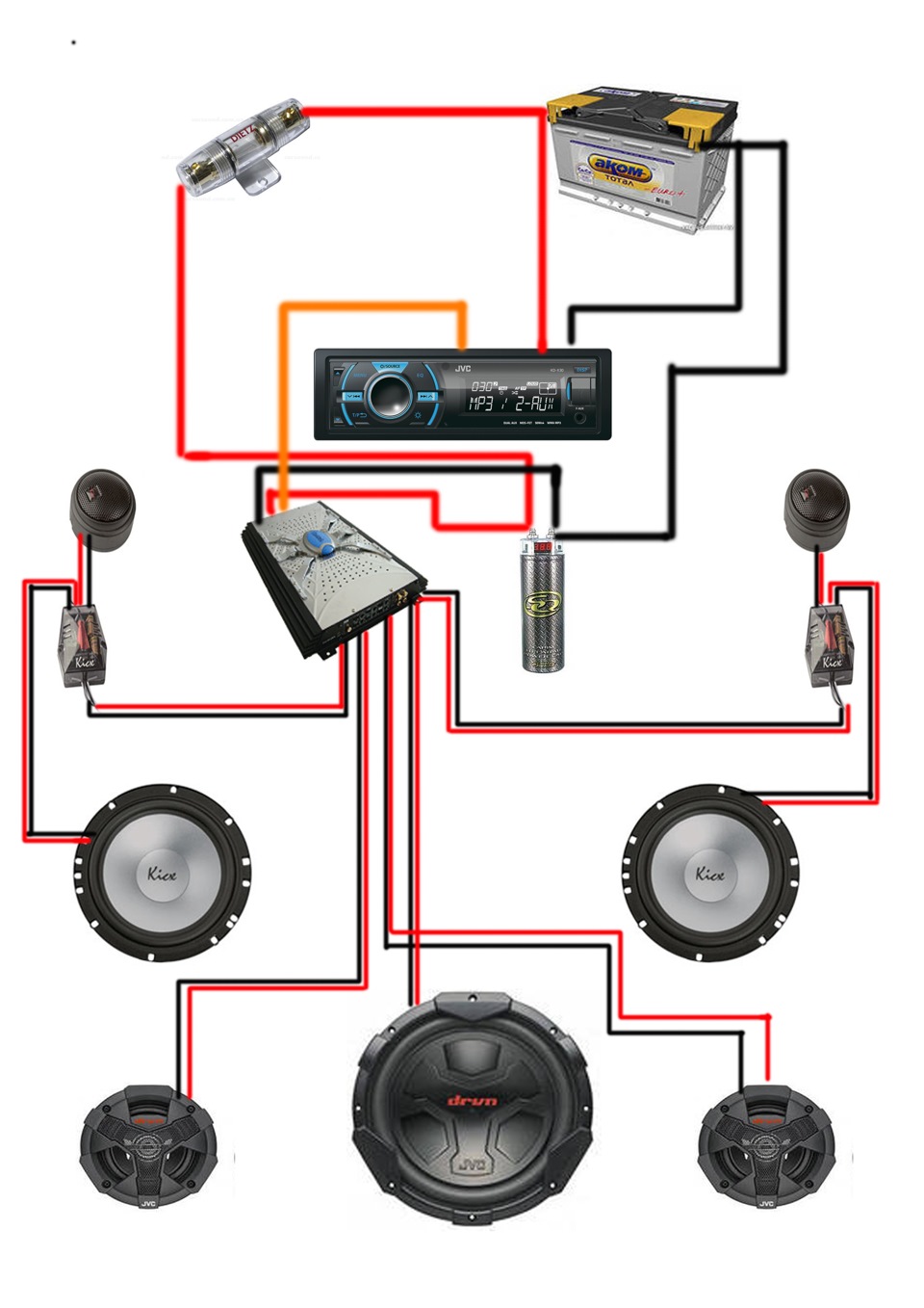 Собрал себе такую систему. — Сообщество «Автозвук» на DRIVE2