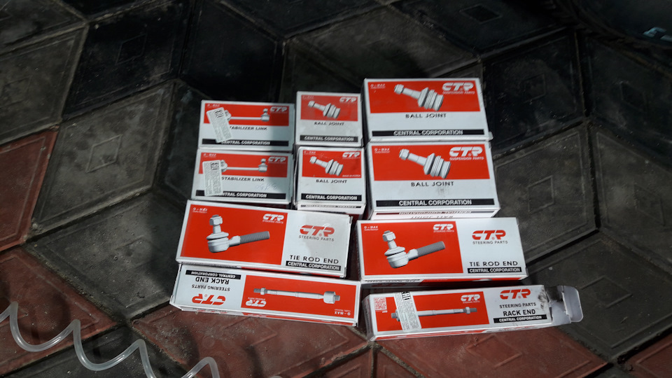 Шаровые, наконечники и тяги — Mitsubishi Pajero (3G)