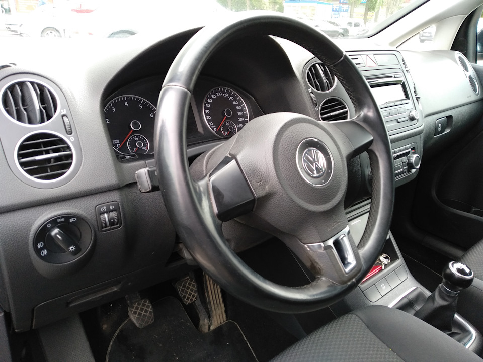 Мультируль + установка RCD330+ — Volkswagen Golf Plus, 1,6 л, 2009 года ...