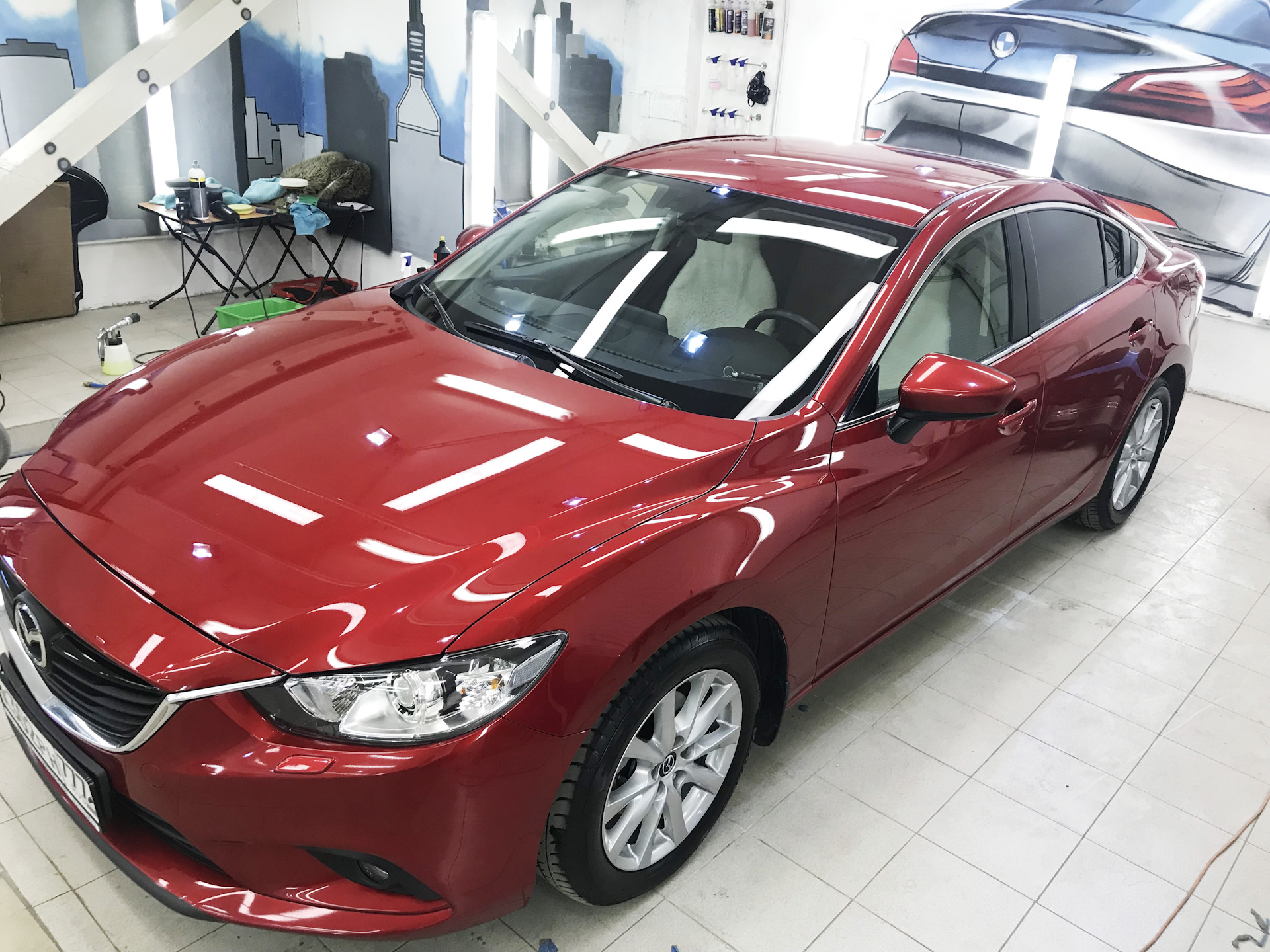 Полировка mazda 6 gj