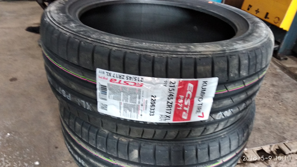 Новая Kumho PS71 — FIAT Linea, 1,4 л, 2011 года | шины | DRIVE2