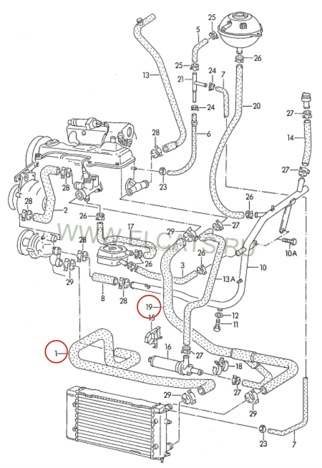 Вакумный насос, масляный насос, система охлаждения T4 abl 
