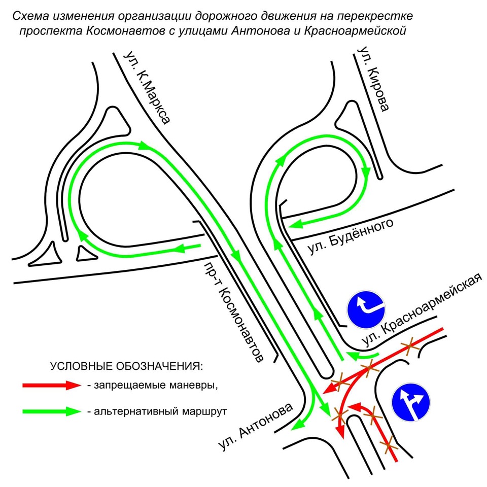 Новая схема движения