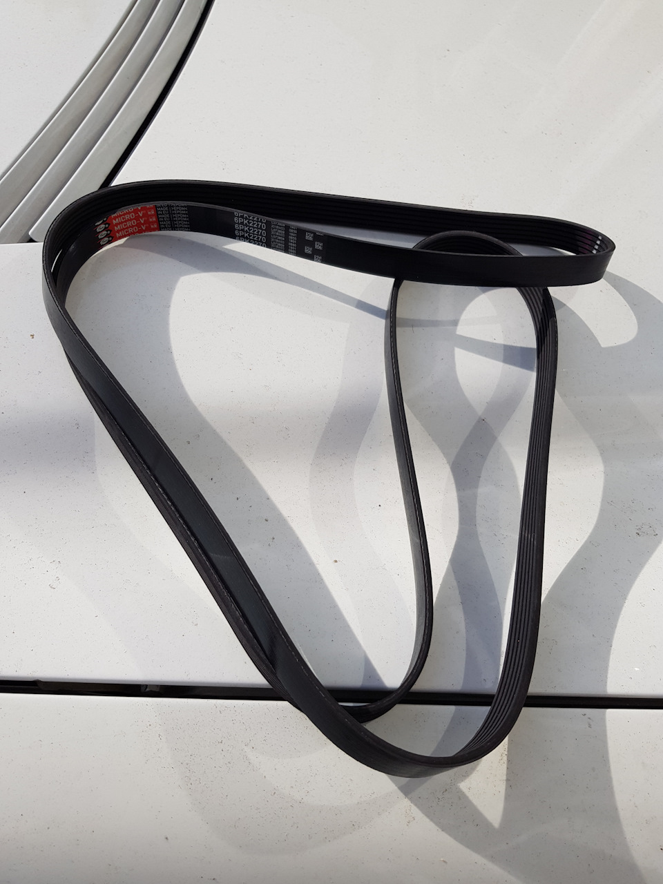 Ремень Gates 6PK2270 — Mercedes-Benz E-class (W210), 2,2 л, 2000 года ...