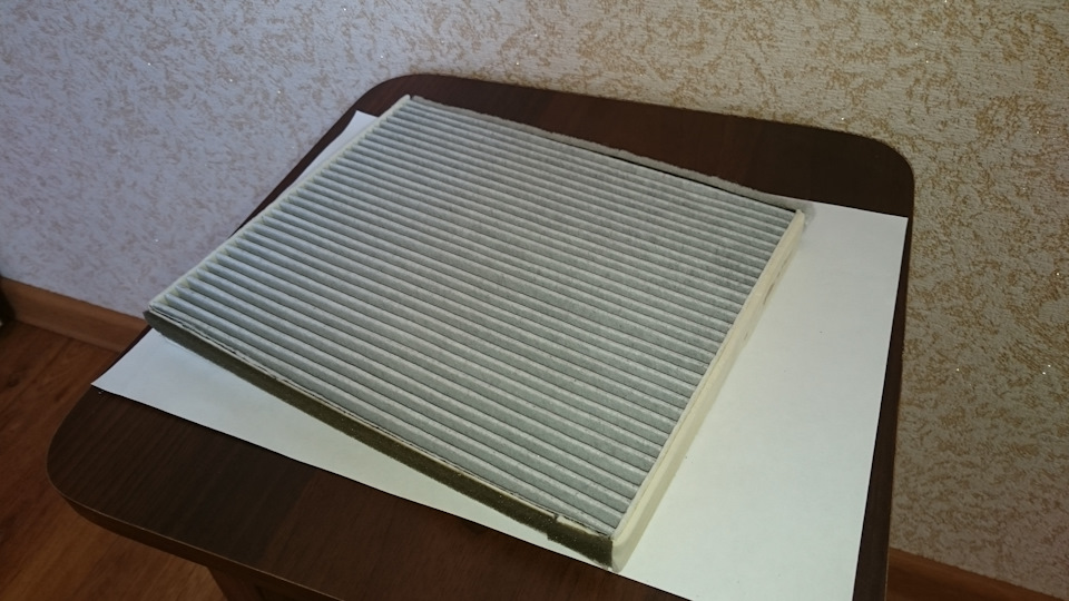 Фильтр салона Toyota Avensis, переделанный под размеры для Chery A19. — Chery Bonus 3