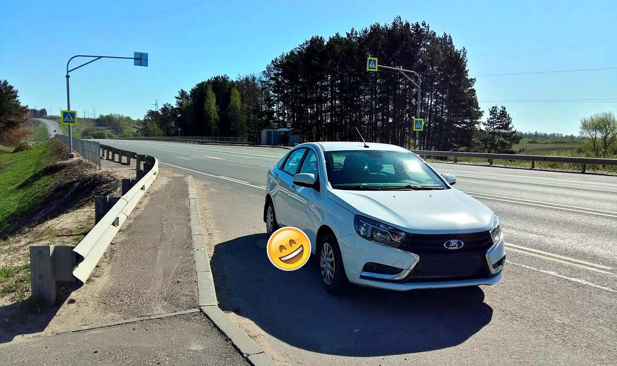 Брянск-Гомель-Брянск (1май) — Lada Vesta, 1,6 л, 2015 года | путешествие |  DRIVE2