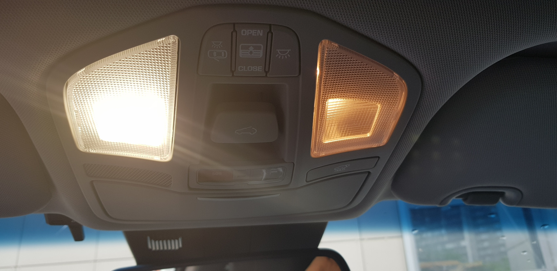 Установка диодов в подсветку салона — Hyundai Santa Fe (3G), 2,2 л ...