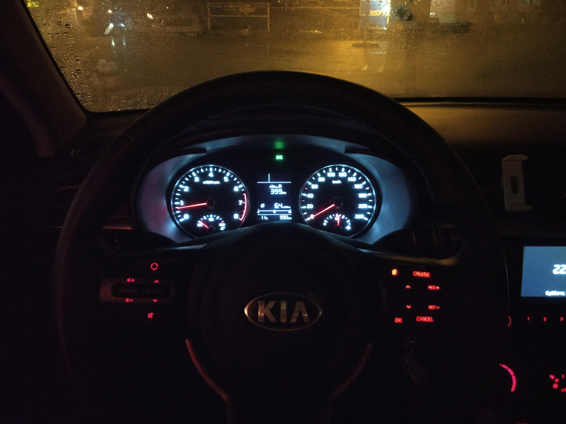 Установил круиз-контроль — KIA Rio (4G), 1,6 л, 2017 года | тюнинг | DRIVE2