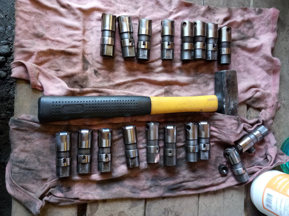 Разборка гидрокомпенсаторов клапанов. — Jeep Grand Cherokee (ZJ), 5,2 л ...