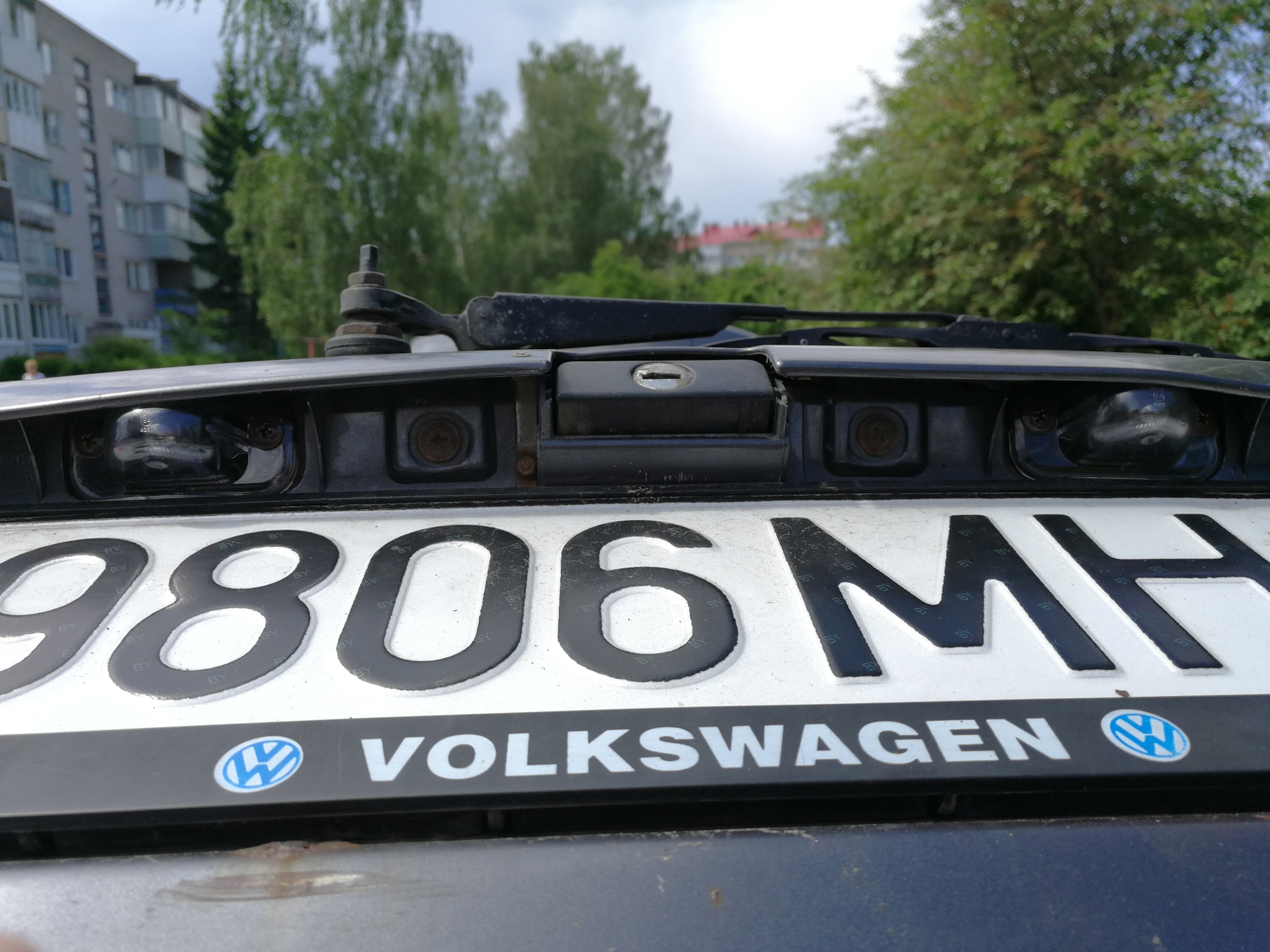 Замена подсветки номера Golf 3 — Volkswagen Golf Mk3, 1,8 л, 1992 года ...