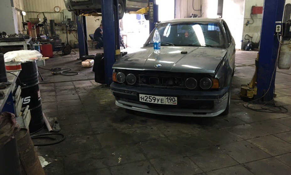 перекрас машины ч2 подгонка zender — BMW 5 series (E34), 4 л, 1988 года ...