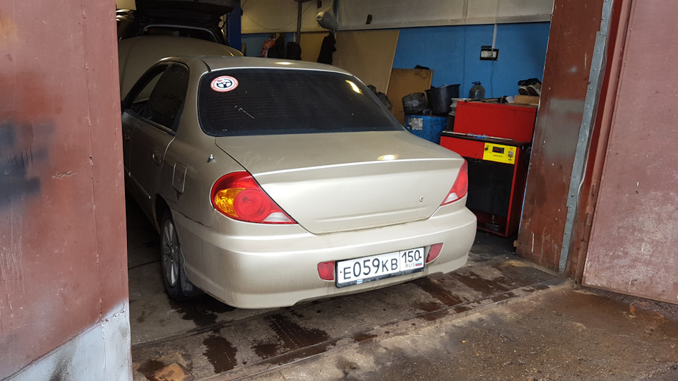 12. Наконец-то решили начать перебирать двигатель — KIA Spectra, 1,6 л ...