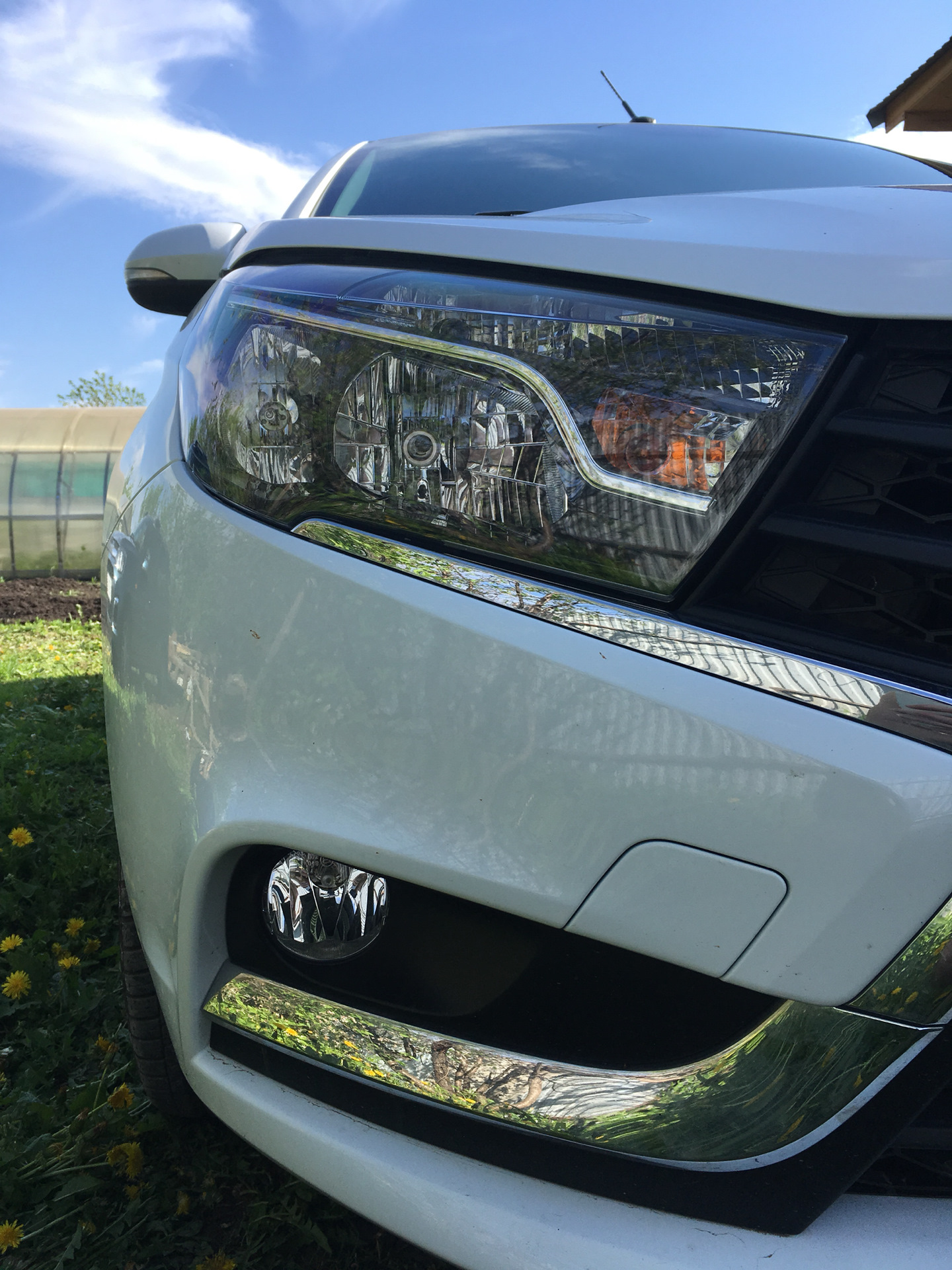 24#Установка ПТФ на Весту Итог — Lada Vesta (1G), 1,6 л, 2016 года ...