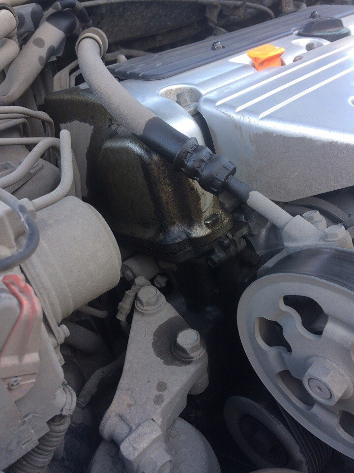 Потёк шланг высокого давления ГУР (аккорд 7) — Honda Accord (7G), 2,4 л ...