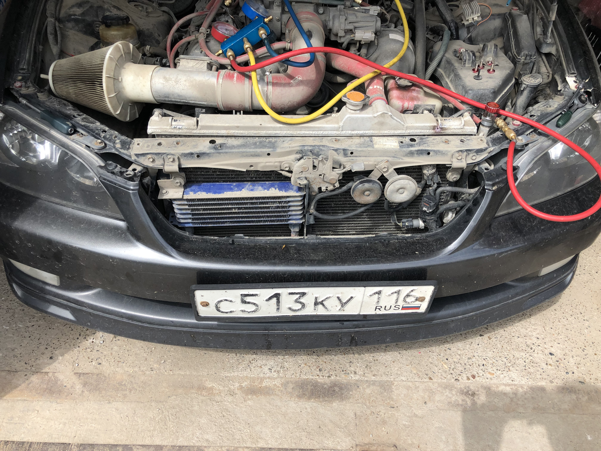 Как снять радиатор кондиционера тойота Радиатор кондиционера - Toyota Altezza, 4 л, 2003 года своими руками DRIVE2