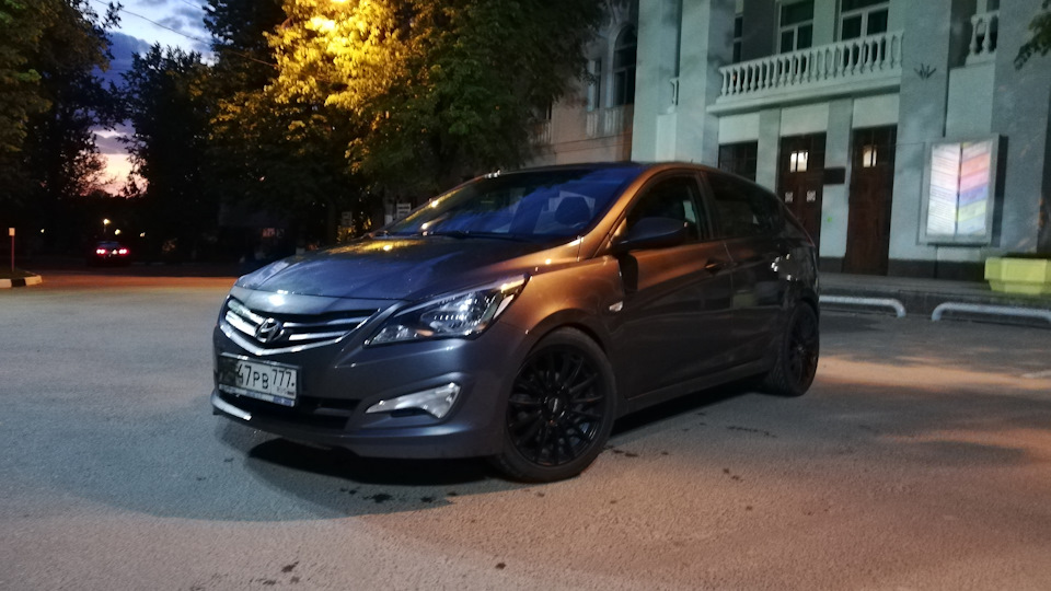 Как убрать царапину? Ну и вдогонку про спойлер. — Hyundai Solaris ...