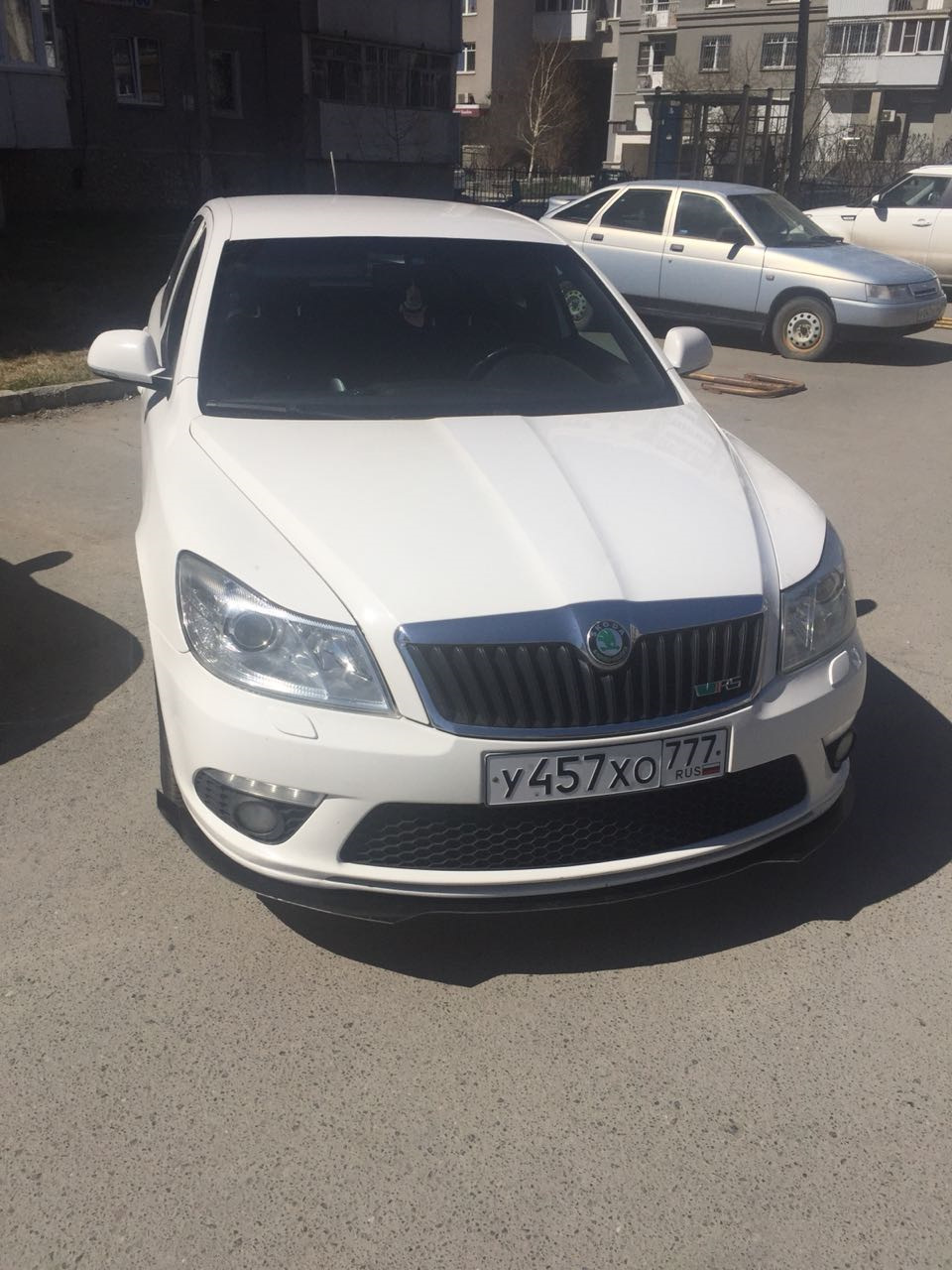 Сплиттер из овна и палок. — Skoda Octavia Combi A7 Mk3, 1,8 л, 2015 года |  стайлинг | DRIVE2