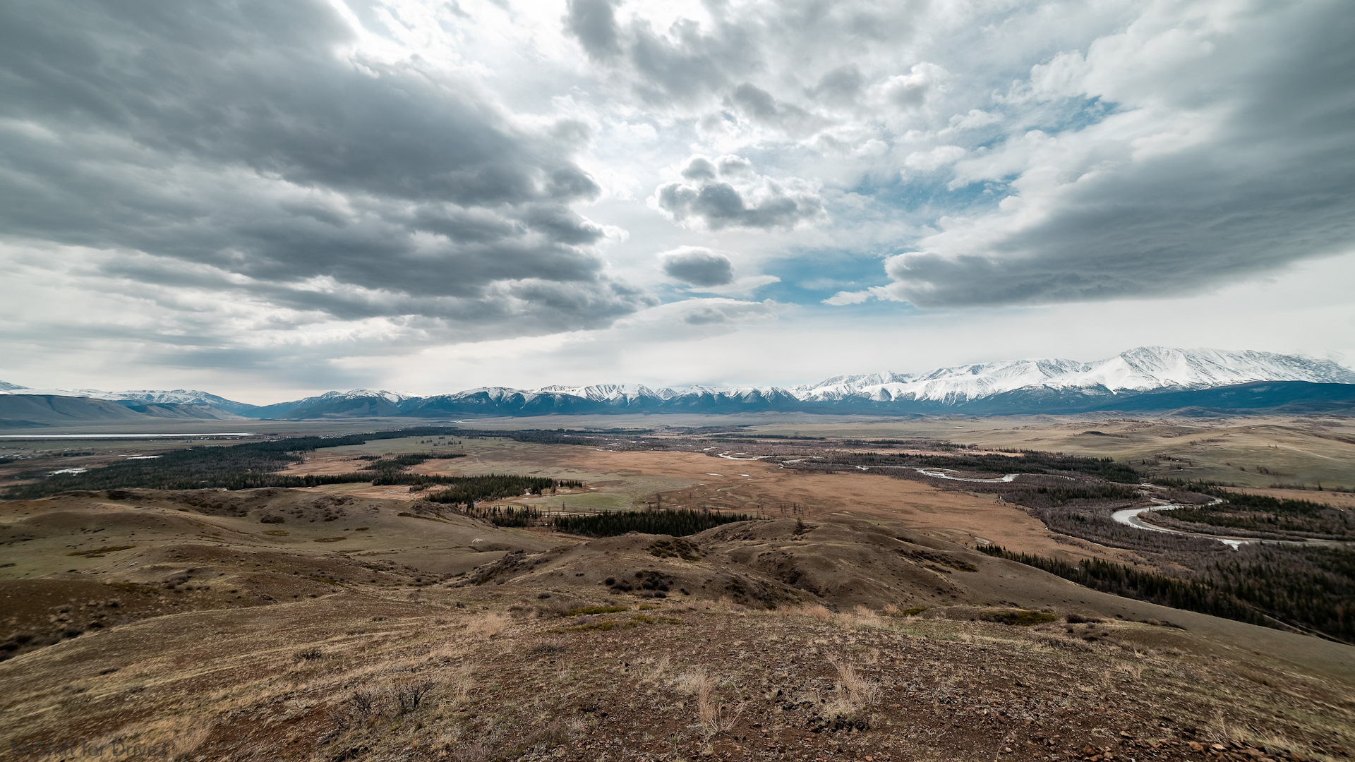 Курайская степь карта