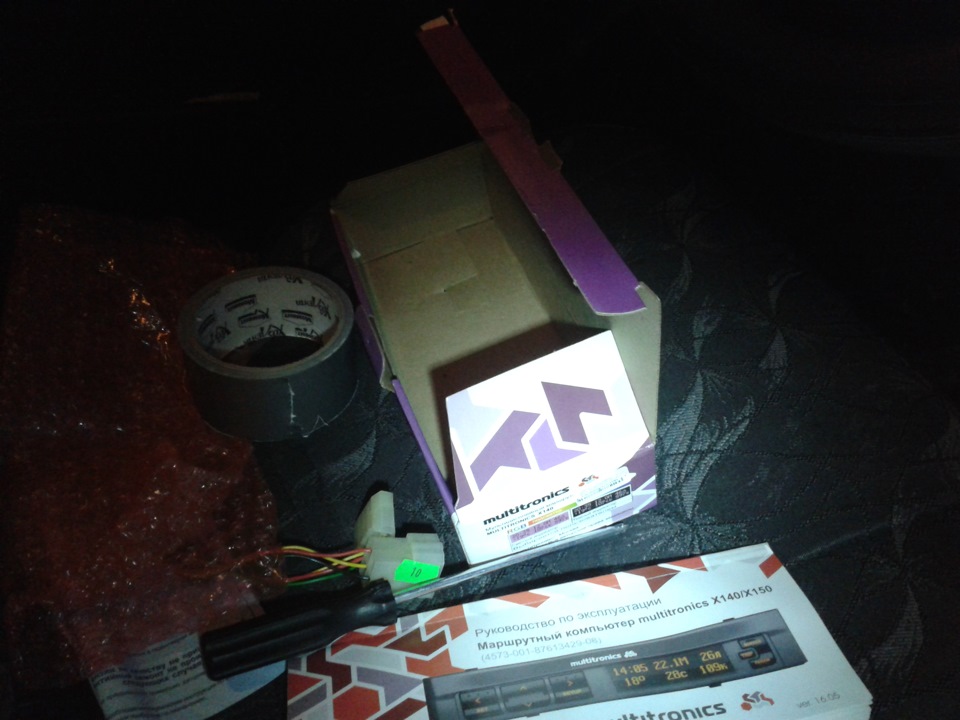 Установка Борт Компьютера Multitronics X140 — Lada 2114, 1,5 л, 2006 ...