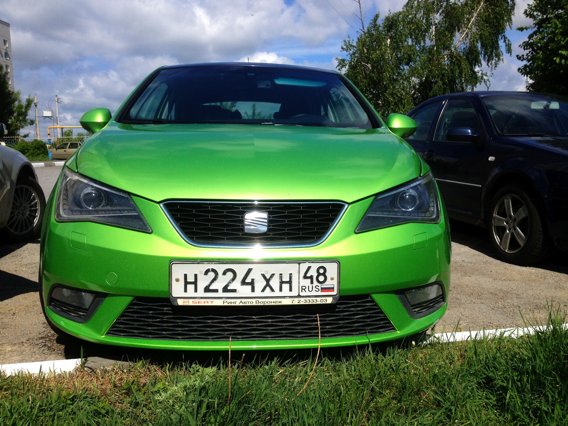 Решетка радиатора & передний бампер — SEAT Ibiza (6J), 1,6 л, 2012 года |  кузовной ремонт | DRIVE2