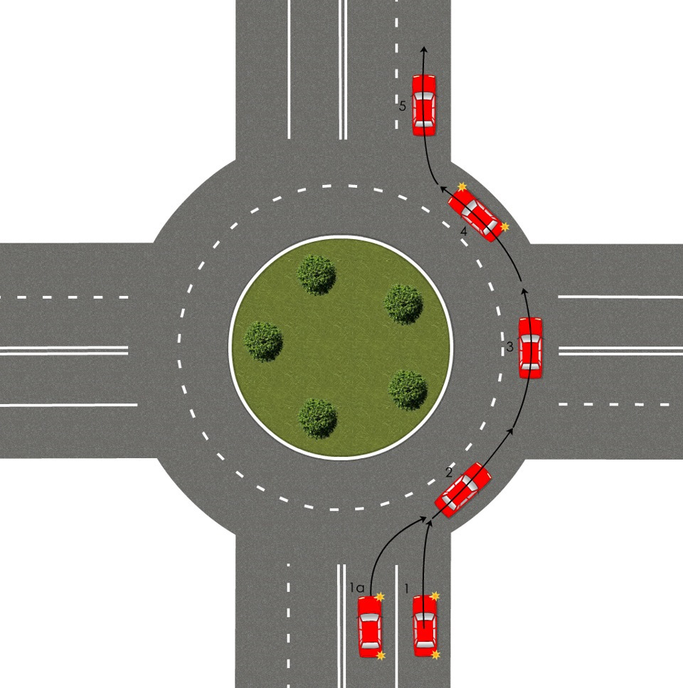 Указатели поворотов при проезде перекрестка с круговым движением —  Сообщество «Безопасность на дорогах» на DRIVE2