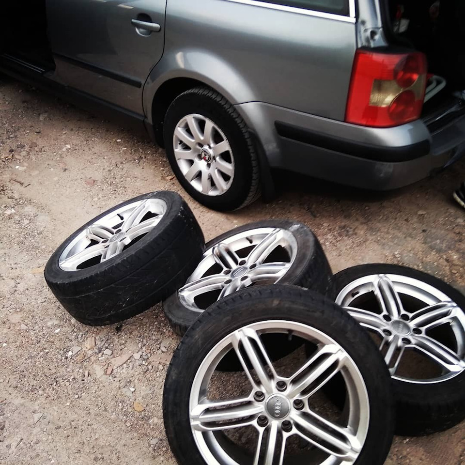 Прикупил диски. — Volkswagen Passat Variant (B5), 1,9 л, 2002 года ...