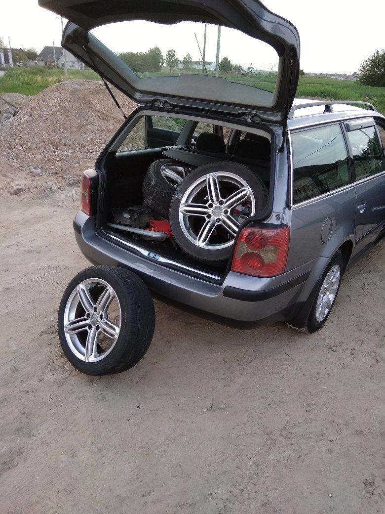 Прикупил диски. — Volkswagen Passat Variant (B5), 1,9 л, 2002 года ...