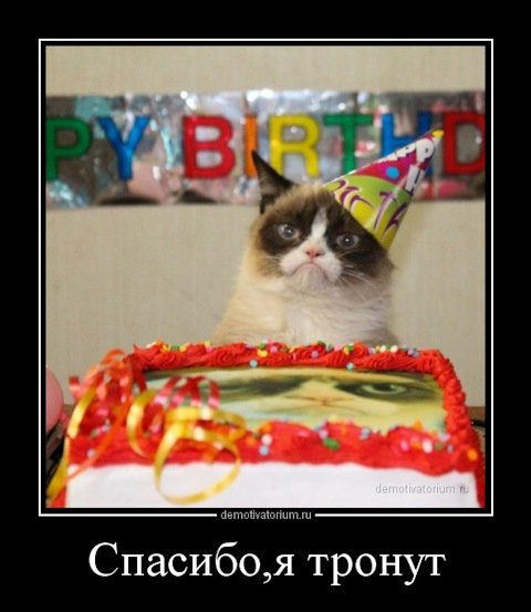Грустный день рождения мем