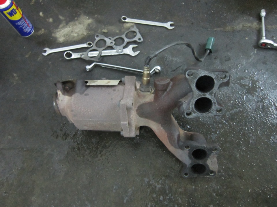 Удаление катализатора, изготовление пламягасителя, замена лямбда зонда ...