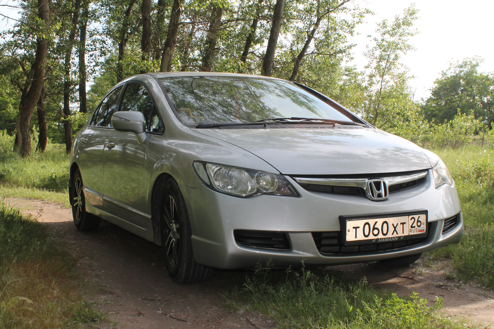 Полировка всего кузова и покраска бамперов — Honda Civic 4D (8G), 1,8 л,  2008 года | кузовной ремонт | DRIVE2