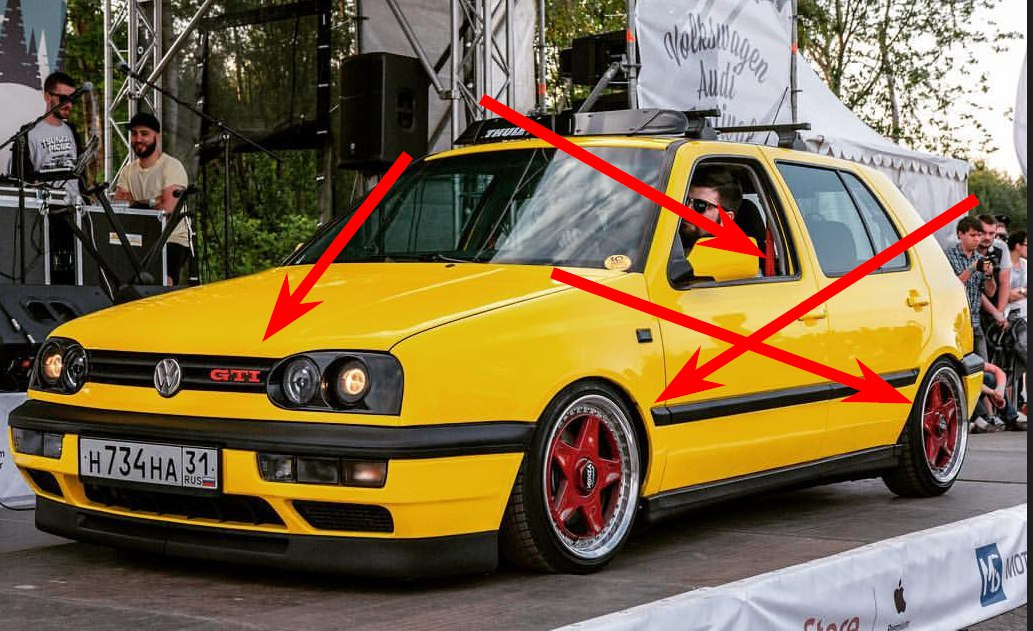 Golf GTI Арлекин