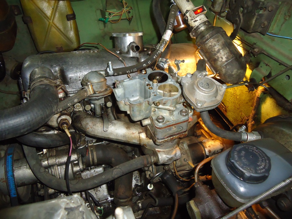 замена карбюратора, РТЦ и подушек двигателя — ИЖ Москвич 412, 1,5 л ...