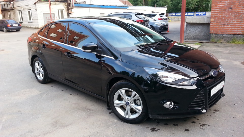 Ford Focus III 2014 черный