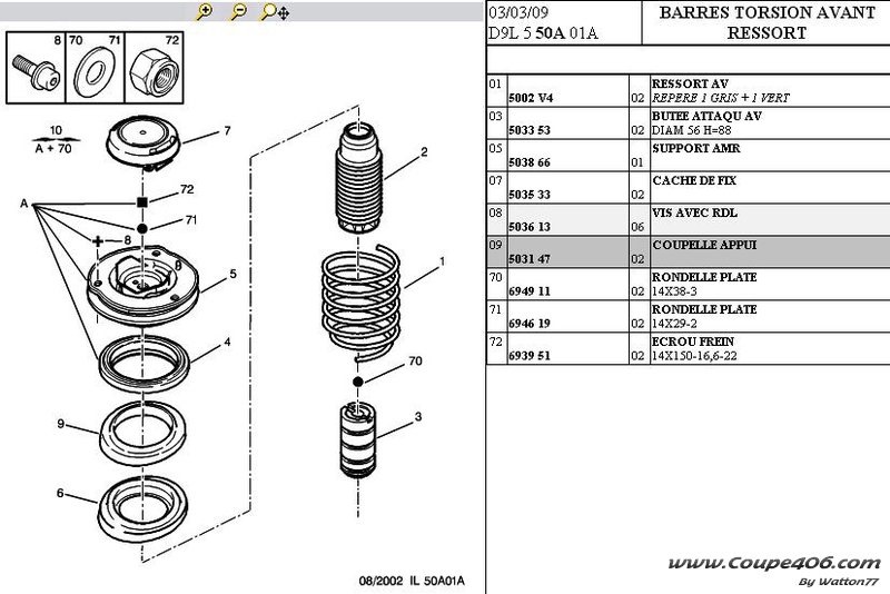 Схема амортизатора пежо 307