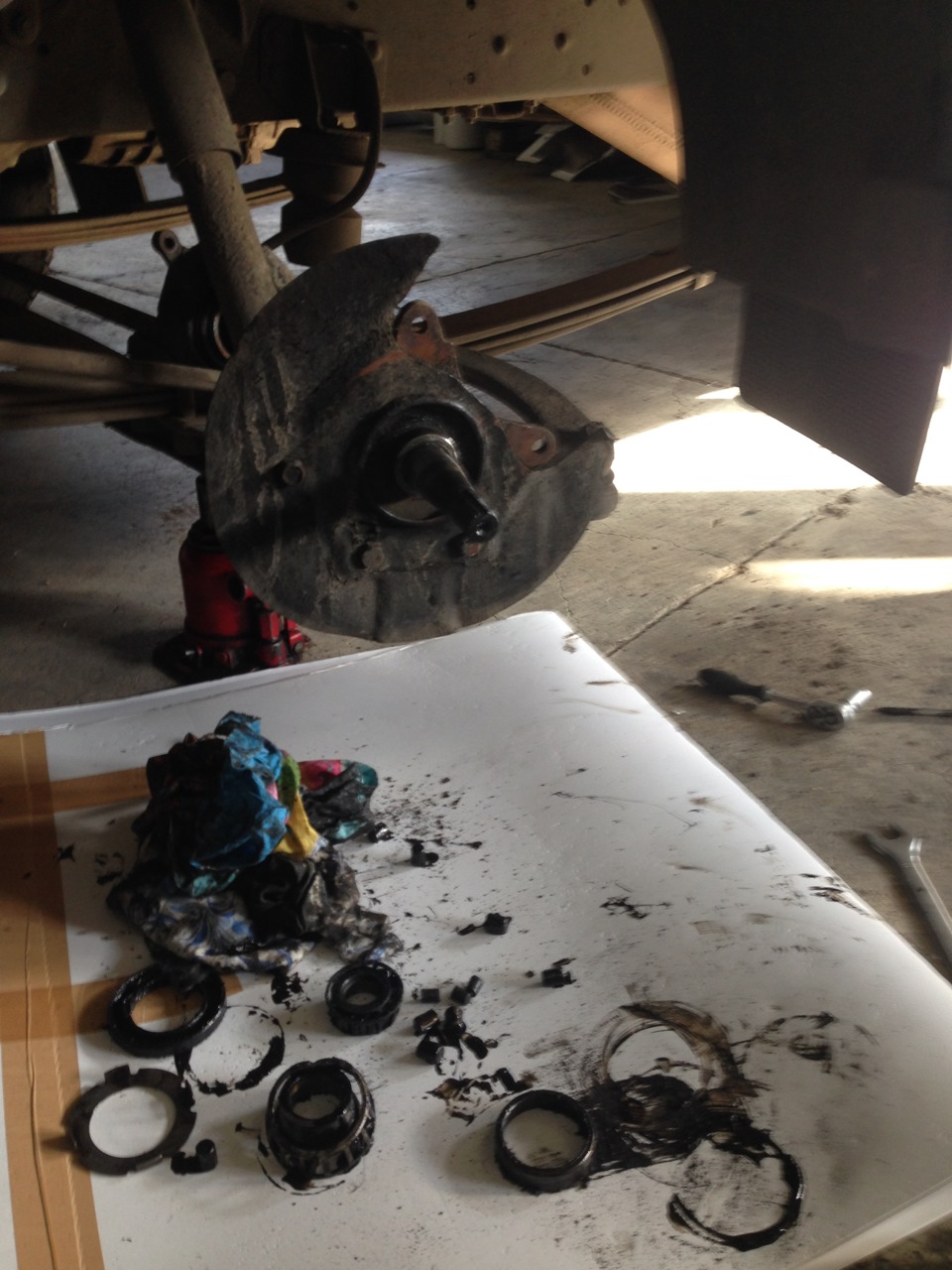 Замена тормозных дисков и подшипников — ГАЗ Газель, 2,4 л, 2007 года ...