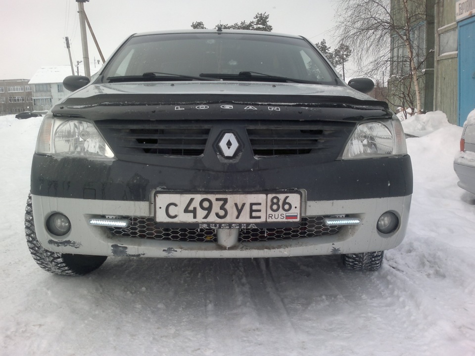 авто свет — Renault Logan (1G), 1,6 л, 2006 года | аксессуары | DRIVE2